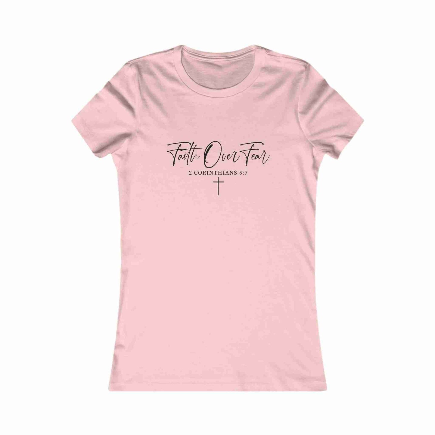 Women's Tee - Faith Over Fear Corinthians - Dream Studio Prints