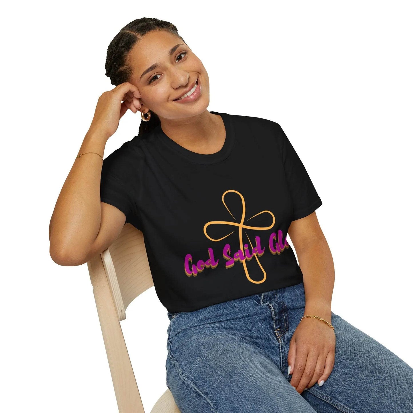 God Said Glow Unisex T-Shirt - Dream Studio Prints