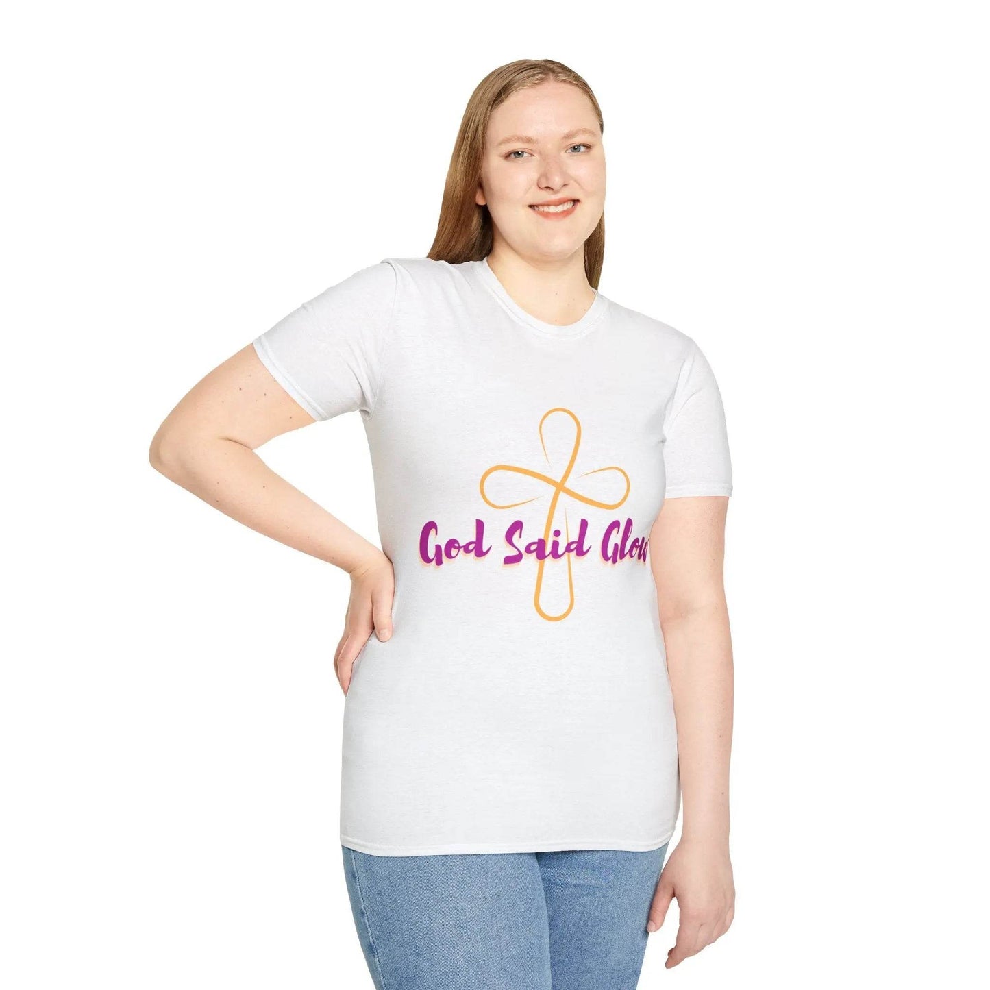 God Said Glow Unisex T-Shirt - Dream Studio Prints