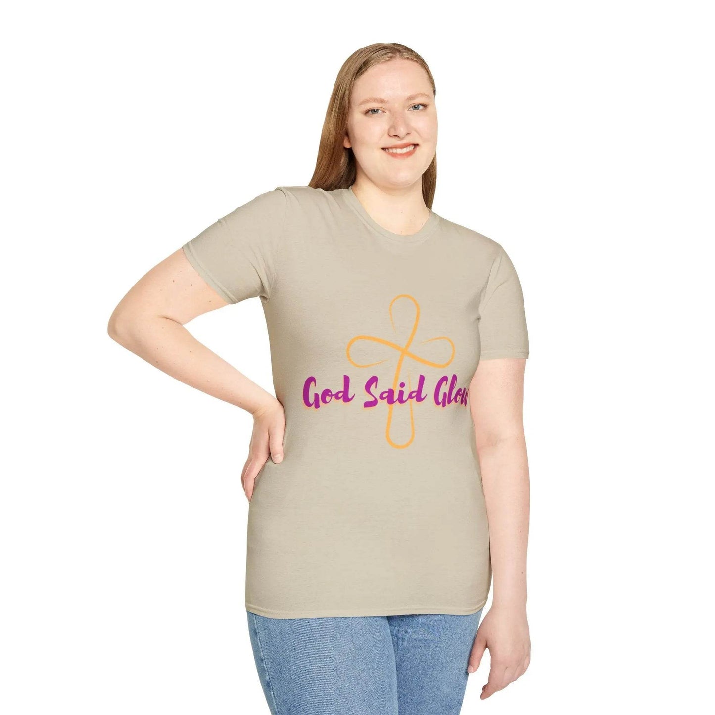 God Said Glow Unisex T-Shirt - Dream Studio Prints