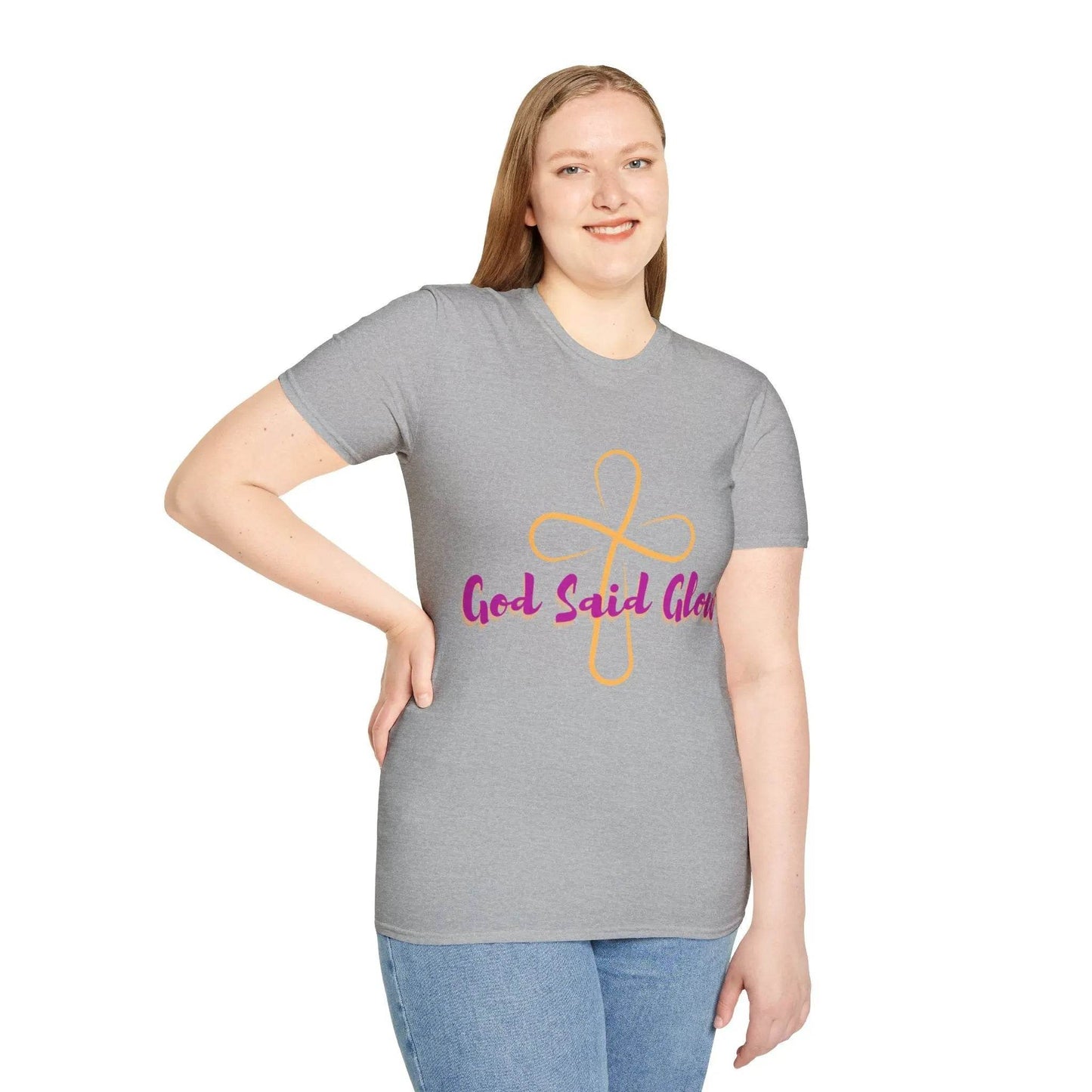 God Said Glow Unisex T-Shirt - Dream Studio Prints