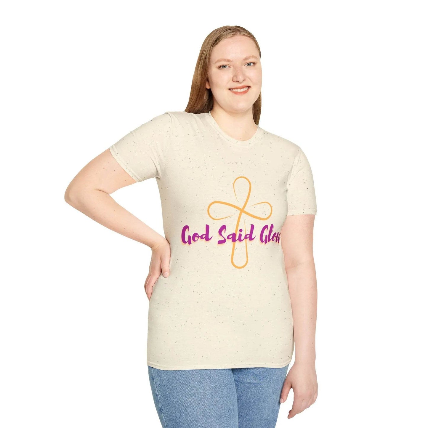 God Said Glow Unisex T-Shirt - Dream Studio Prints