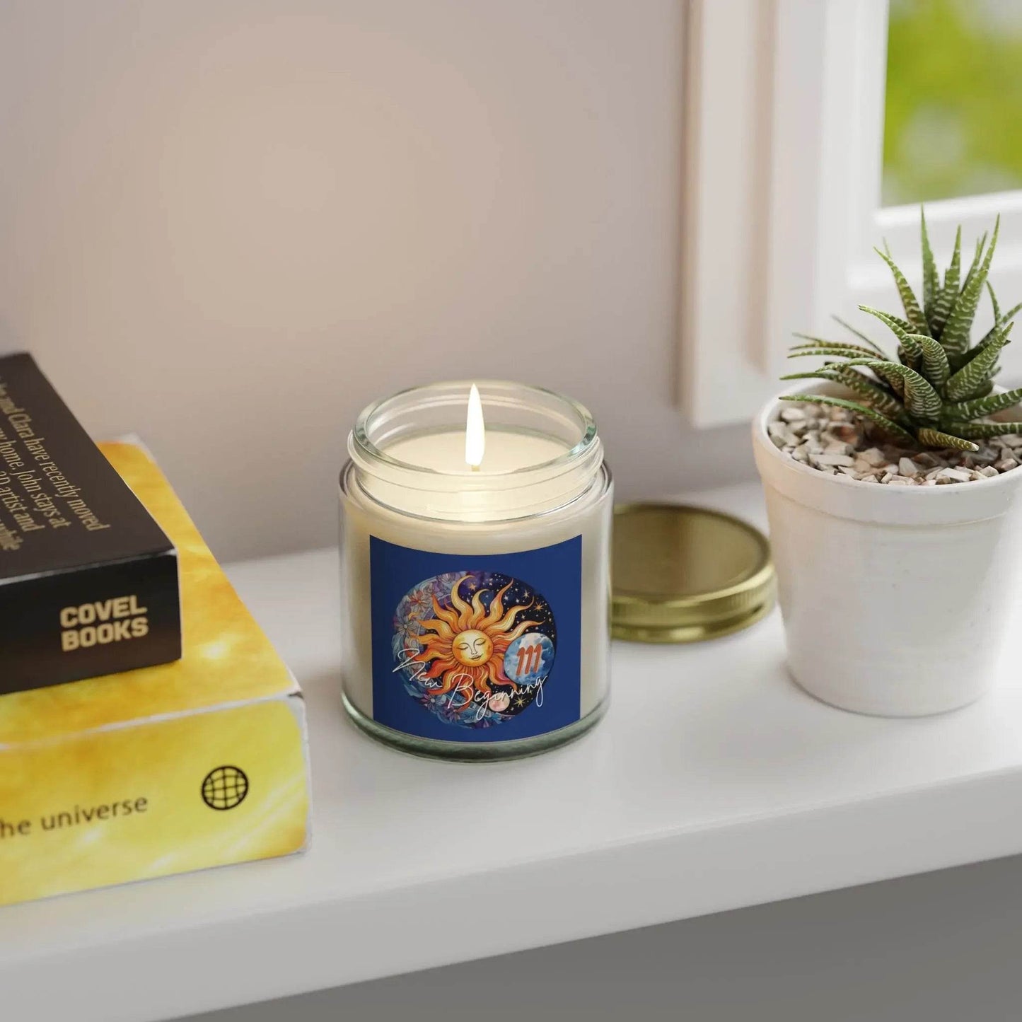 Scented Candle, Sunshine Aromatherapy Gift with Spiritual Meaning - Dream Studio Prints