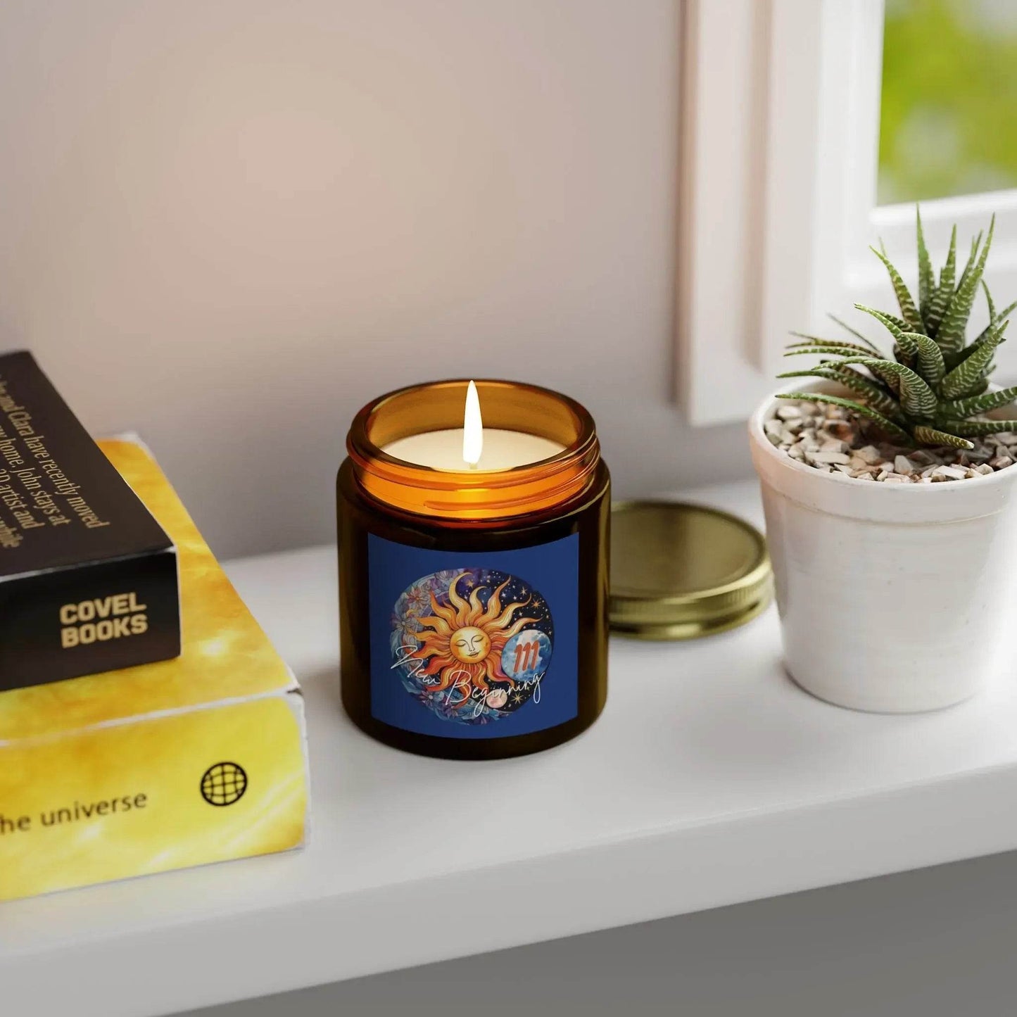 Scented Candle, Sunshine Aromatherapy Gift with Spiritual Meaning - Dream Studio Prints