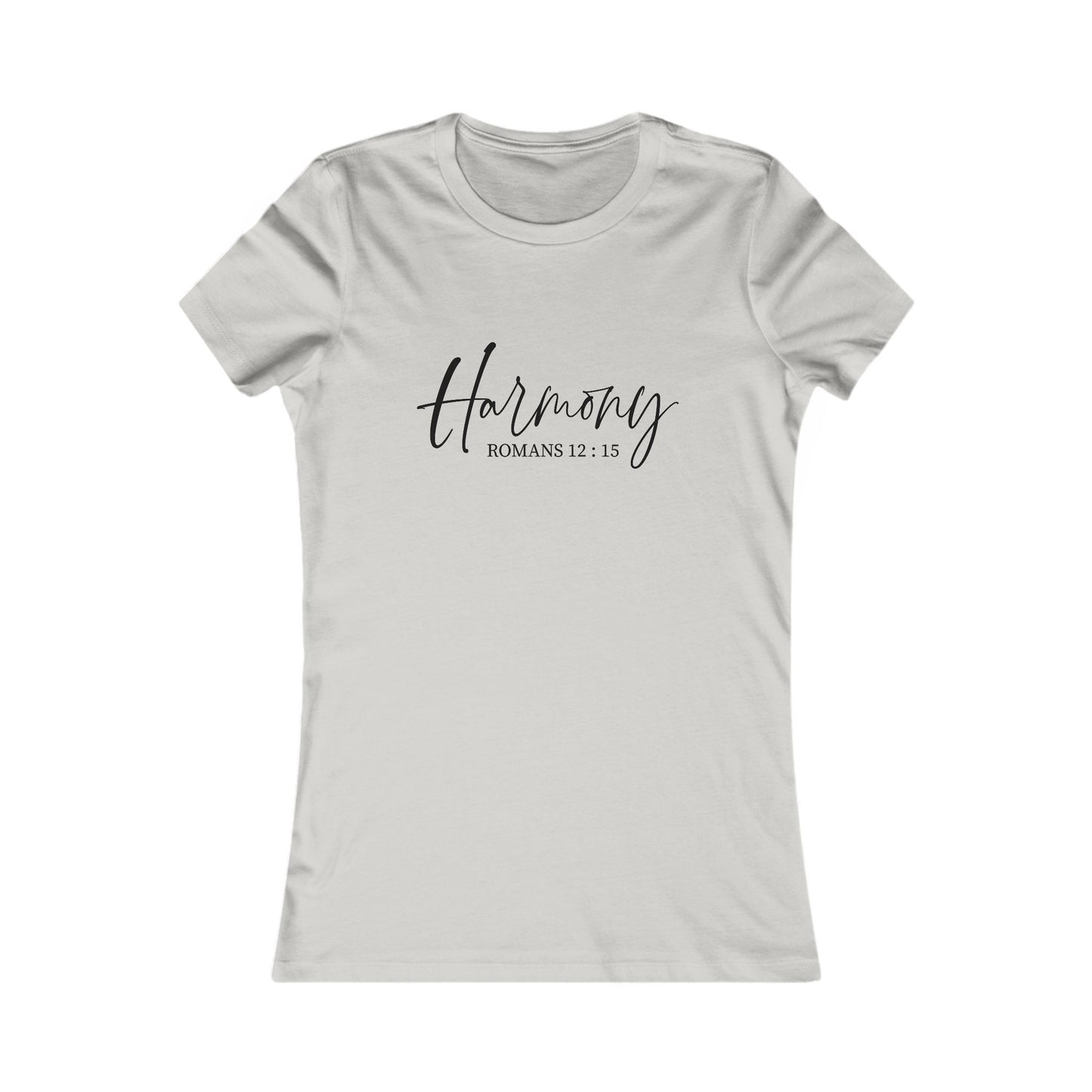 Harmony Romans 12:15 Christian Women’s Tee — Women’s Favorite Tee