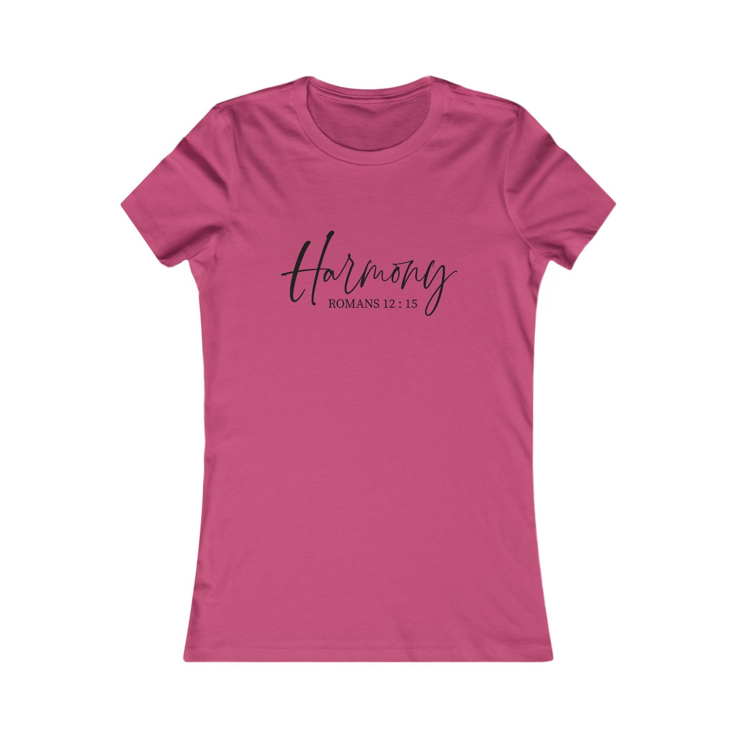 Harmony Romans 12:15 Christian Women’s Tee — Women’s Favorite Tee
