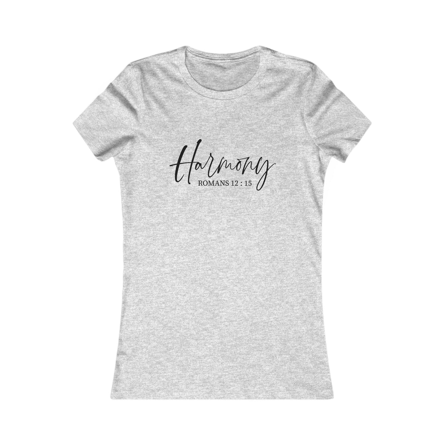Harmony Romans 12:15 Christian Women’s Tee — Women’s Favorite Tee