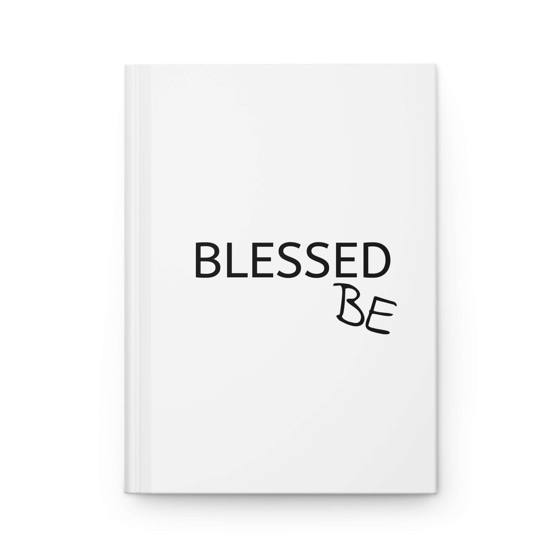 Front cover of Blessed Be Hardcover Journal featuring bold mystical lettering