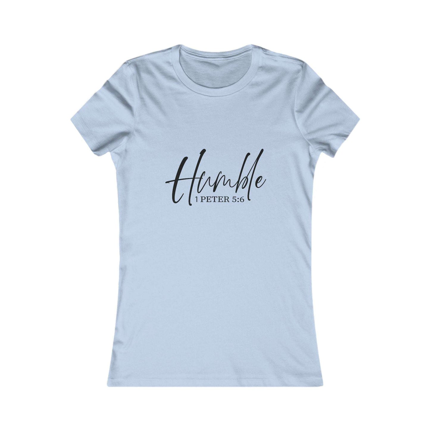 Humble 1 Peter 5:6 Women's Faith Tee - Dream Studio Prints