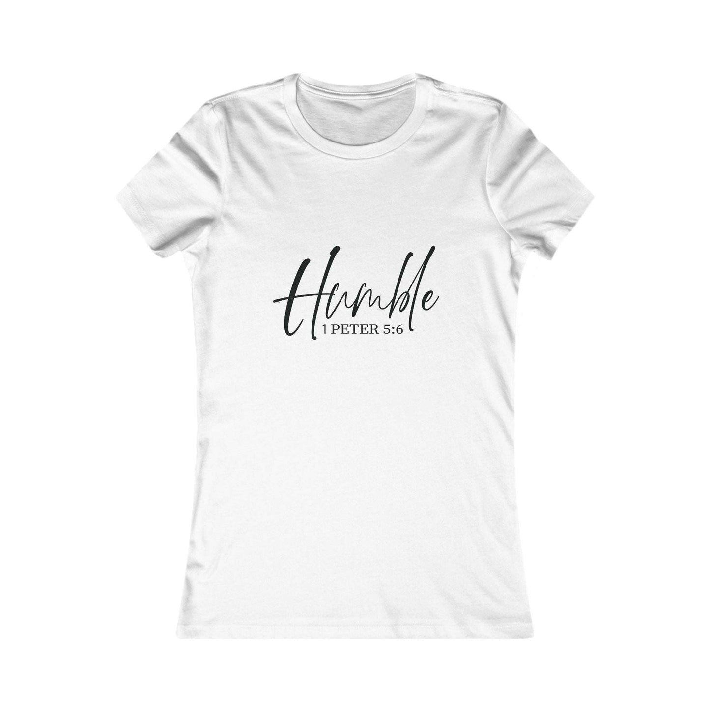 Humble 1 Peter 5:6 Women's Faith Tee - Dream Studio Prints
