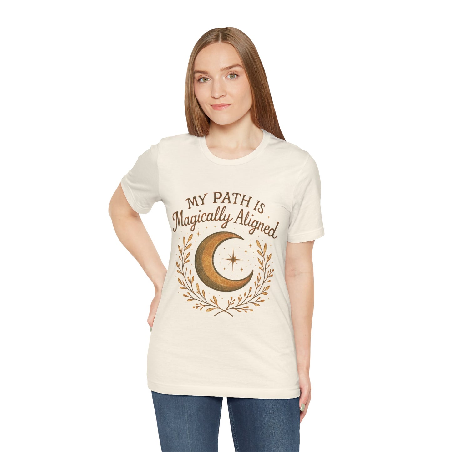 My Path Is Magically Aligned Moon & Stars Spiritual T-Shirt