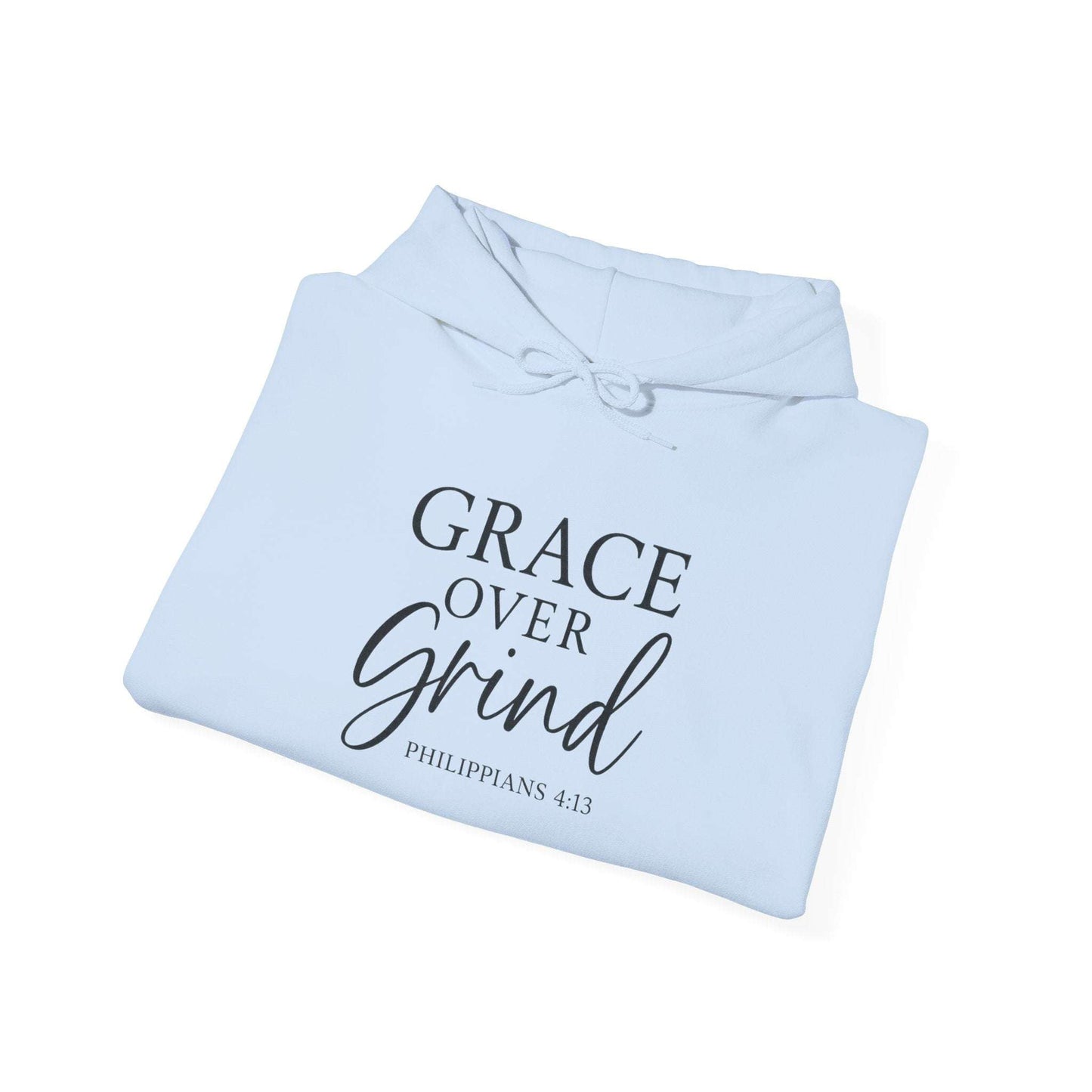 Grace Over Grind Hoodie — Christian Inspirational Sweatshirt - Dream Studio Prints