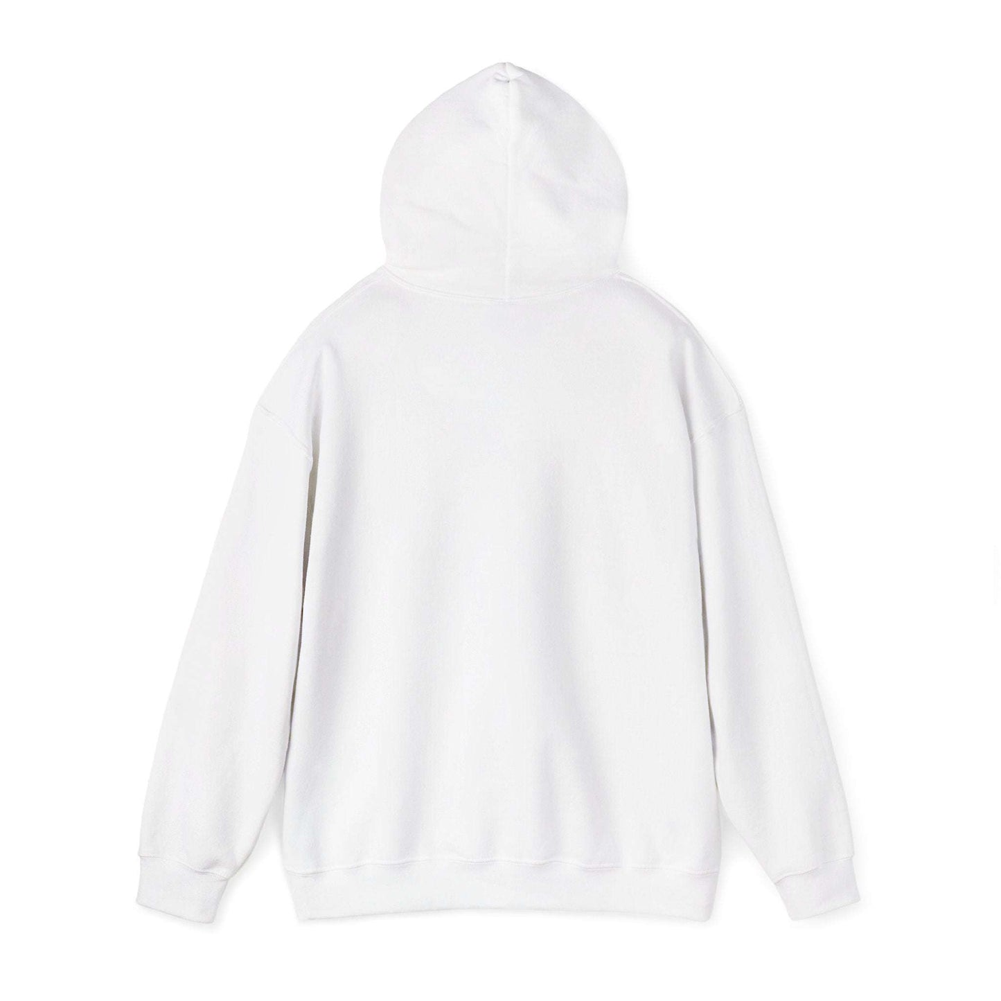Grace Over Grind Christian hoodie in white back view