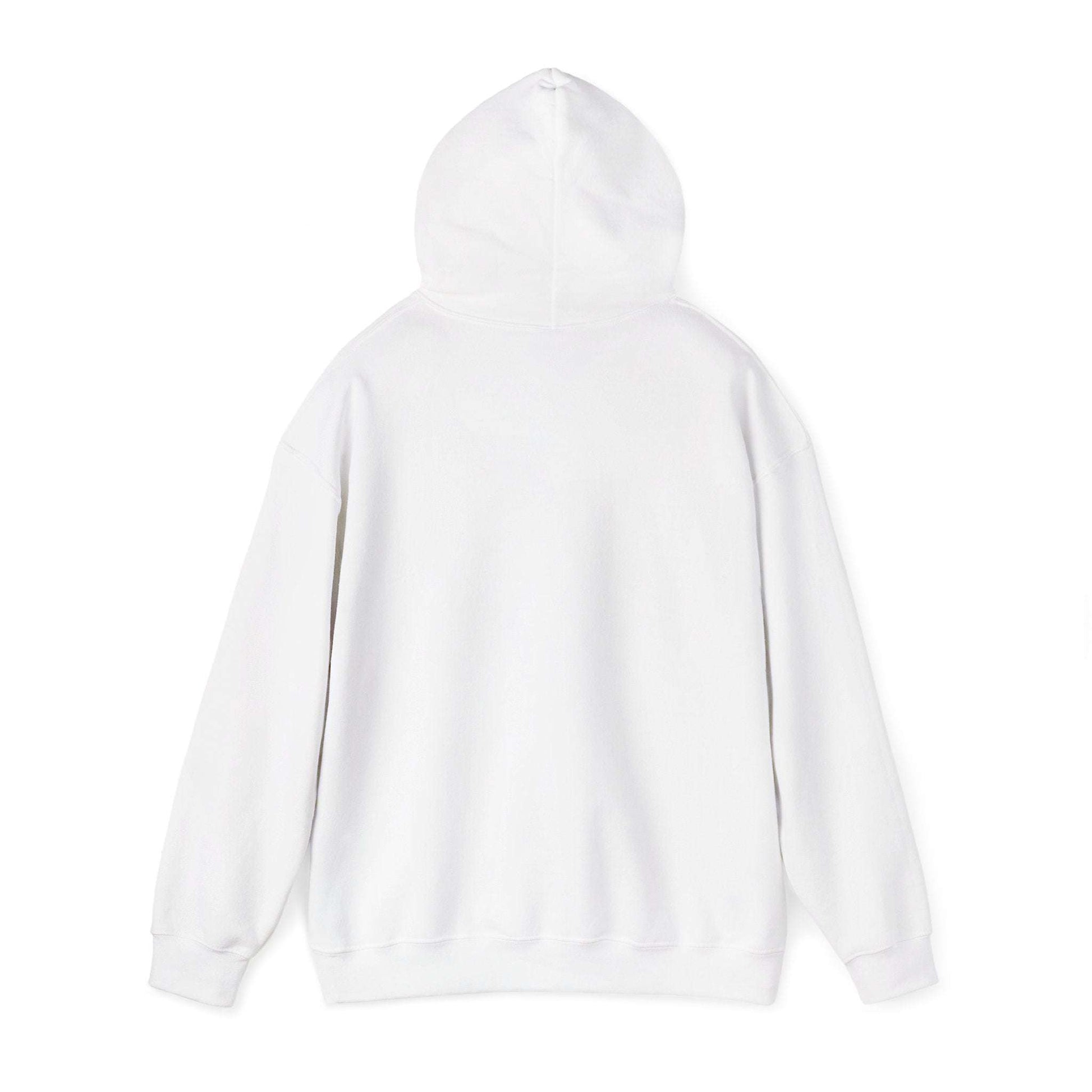 Grace Over Grind Christian hoodie in white back view