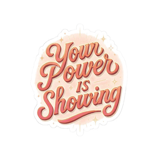 Motivational Sticker — Inspiring Kiss-Cut Motivational Decal - Dream Studio Prints