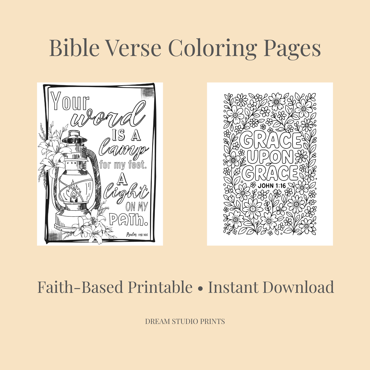 Bible Verse Coloring Pages – Faith-Based Printable