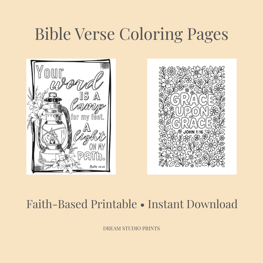 Bible Verse Coloring Pages – Faith-Based Printable
