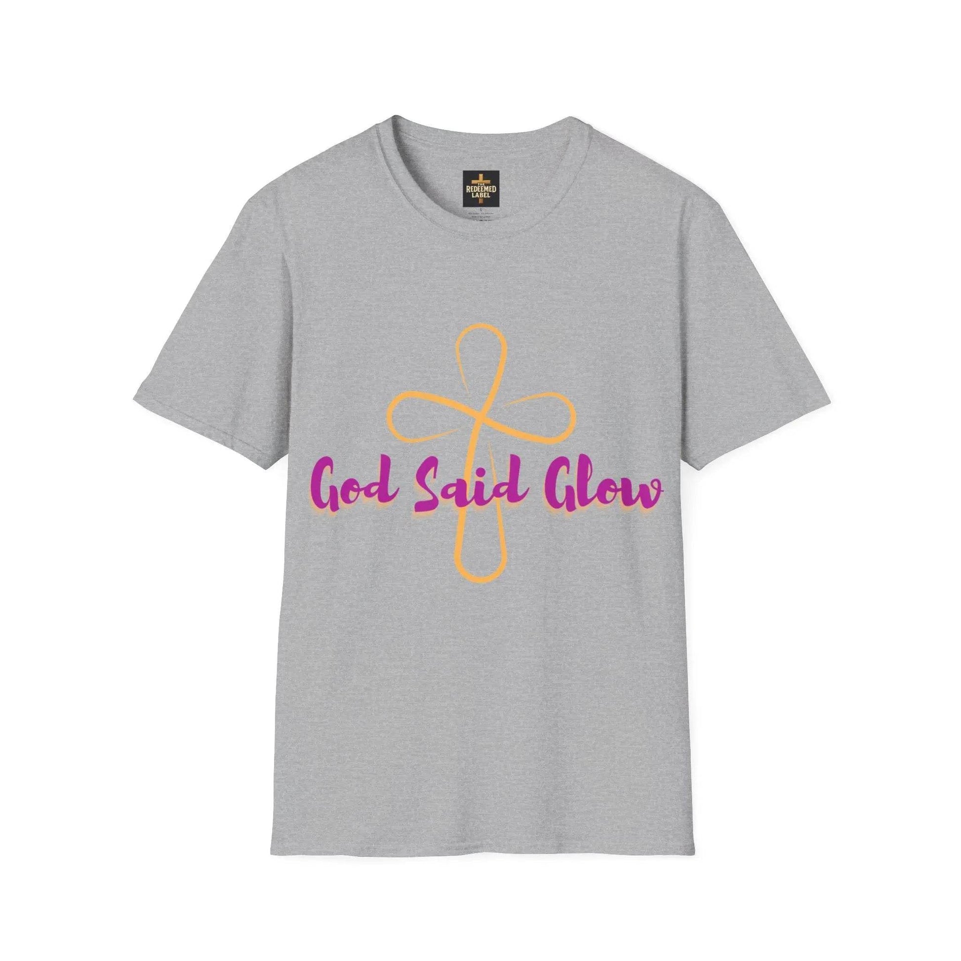 God Said Glow Unisex T-Shirt - Dream Studio Prints