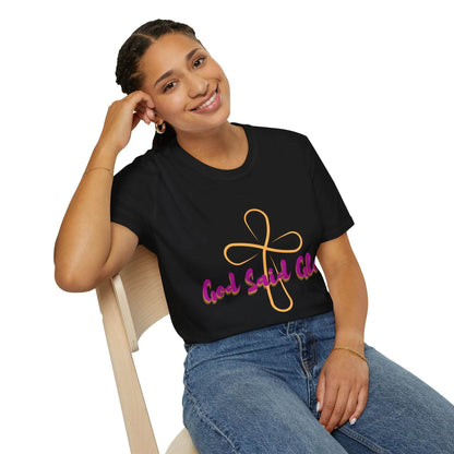 God Said Glow Unisex T-Shirt - Dream Studio Prints