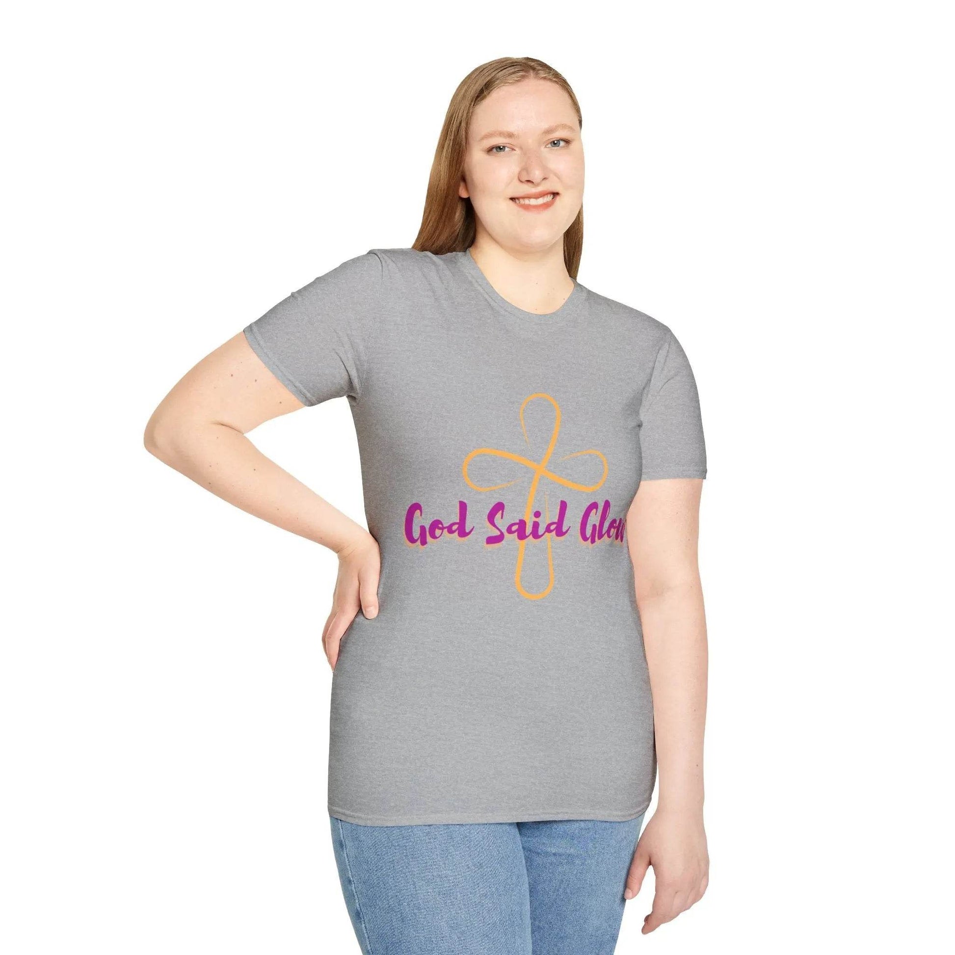 God Said Glow Unisex T-Shirt - Dream Studio Prints