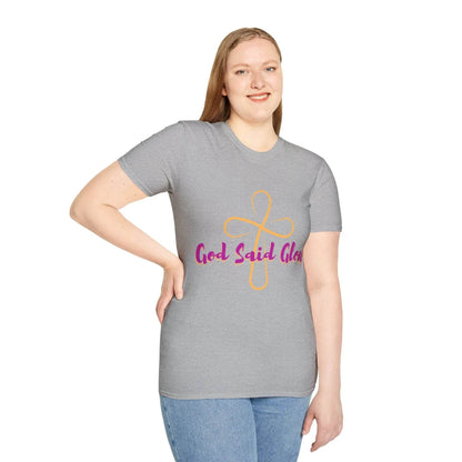 God Said Glow Unisex T-Shirt - Dream Studio Prints