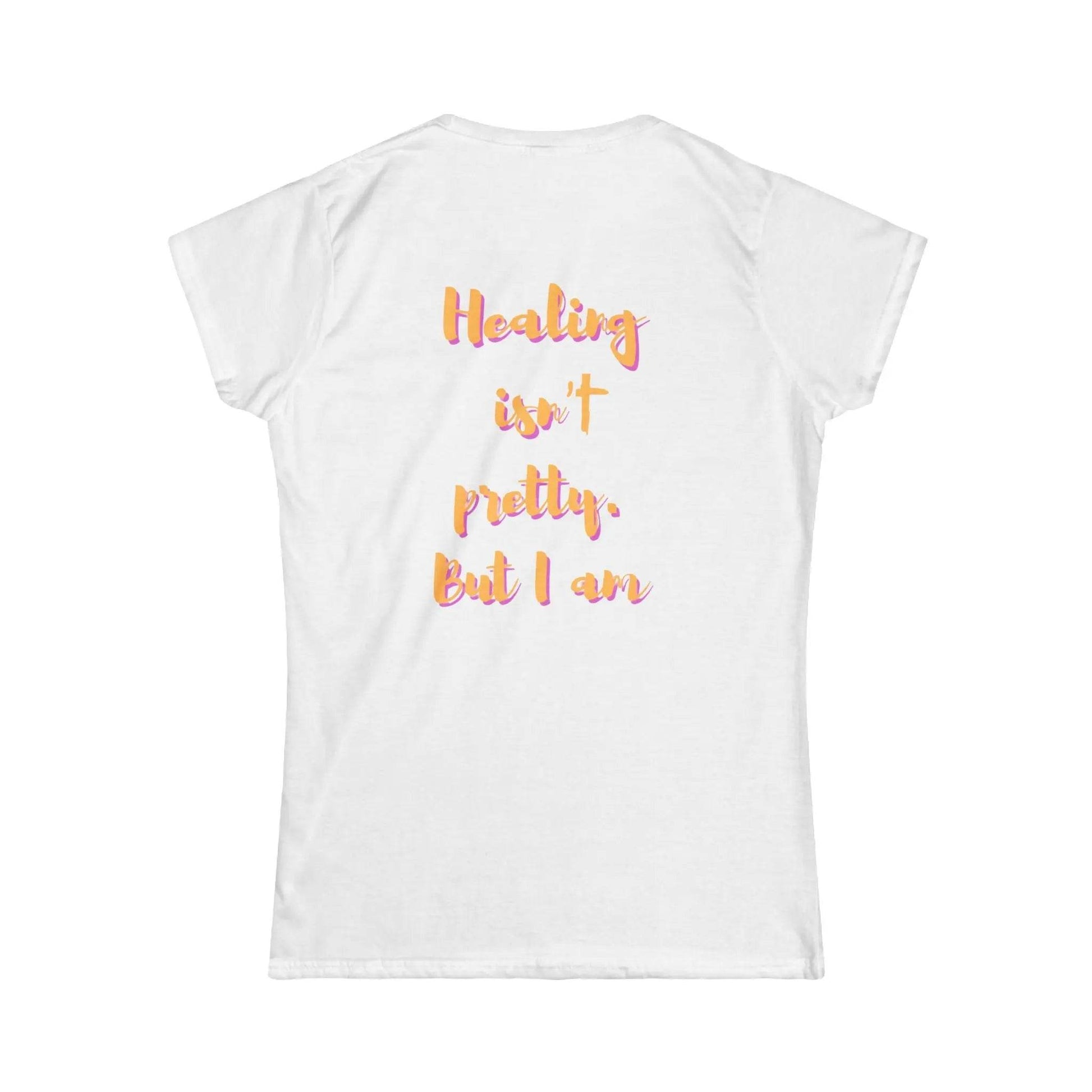 Inspirational Women's Softstyle Tee - God Said Glow, Healing Motivation, Faith-Based Apparel, Positive Vibes, Gift for Her - Dream Studio Prints