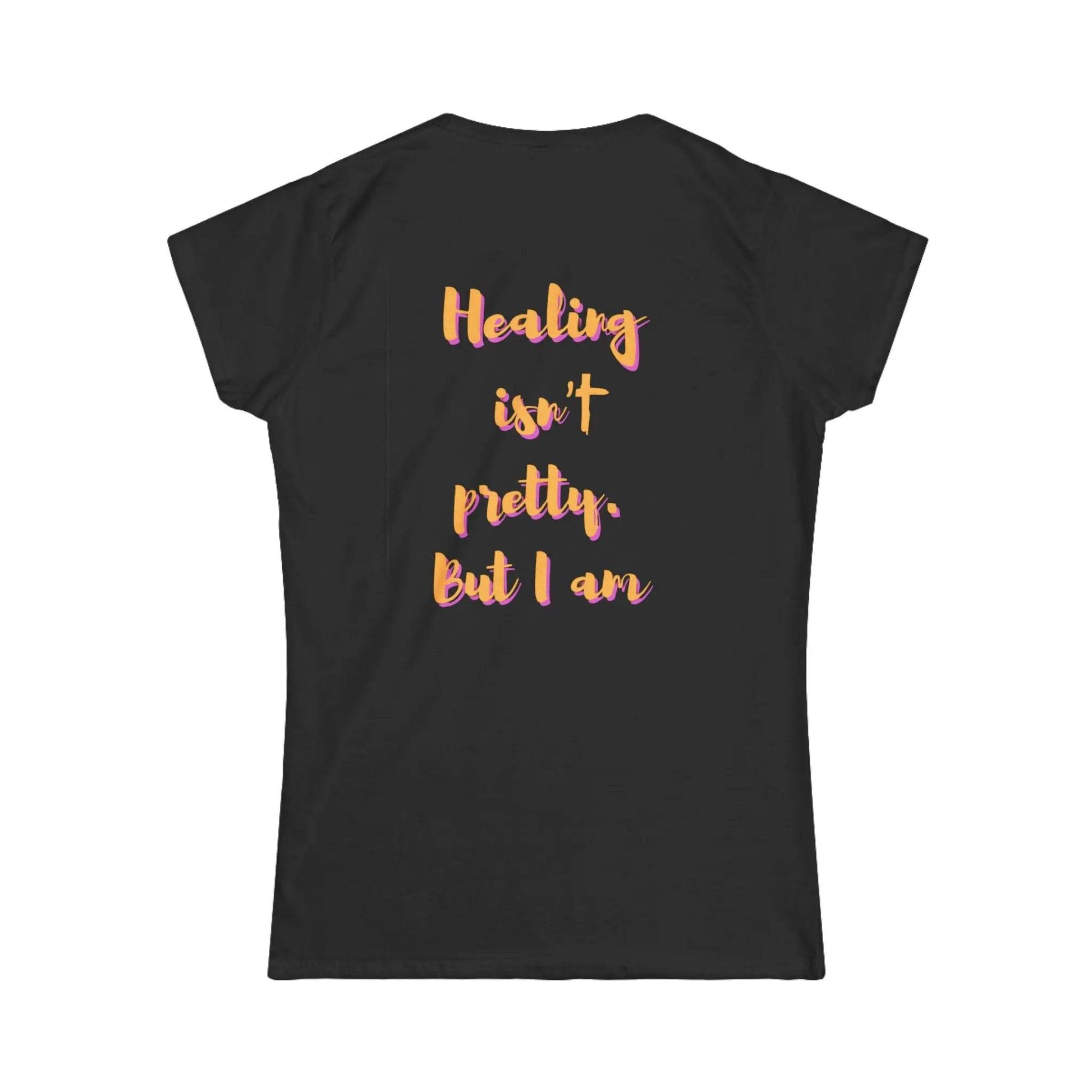 Inspirational Women's Softstyle Tee - God Said Glow, Healing Motivation, Faith-Based Apparel, Positive Vibes, Gift for Her - Dream Studio Prints