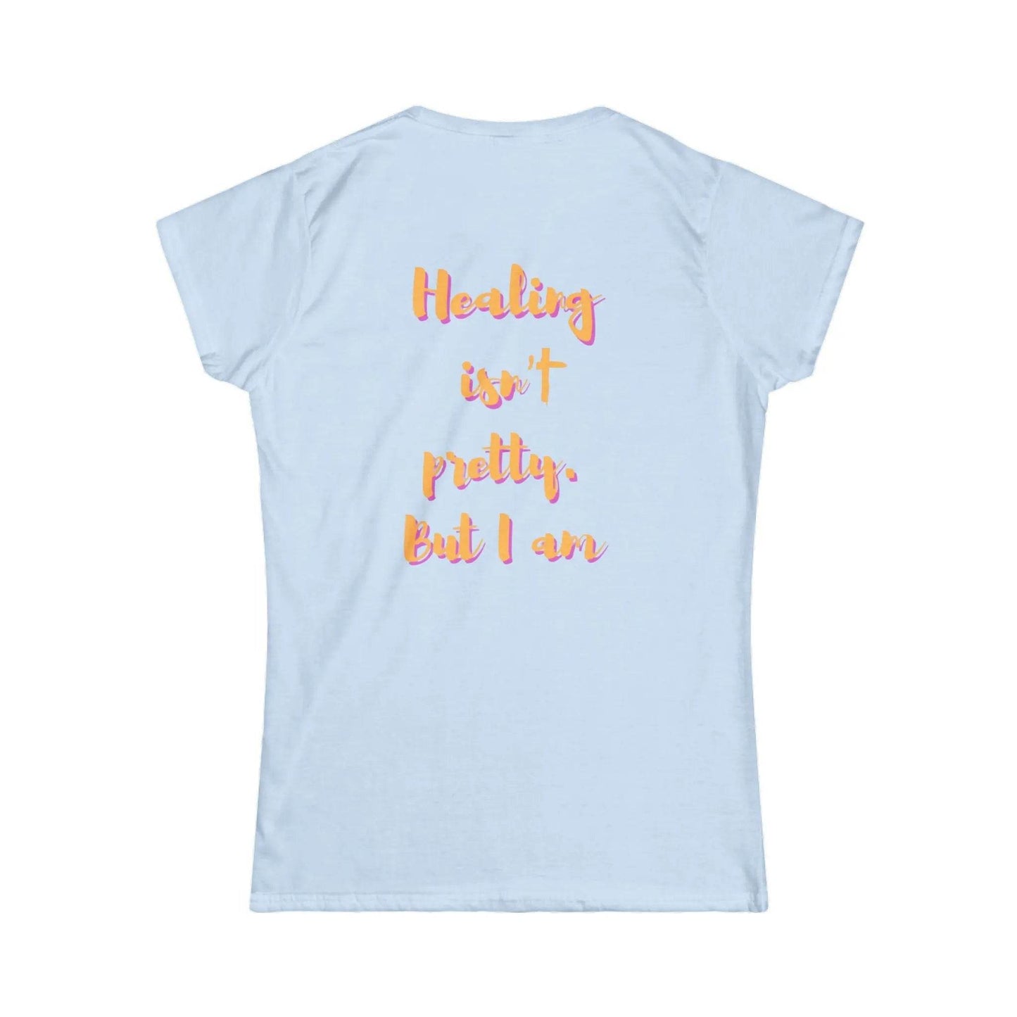 Inspirational Women's Softstyle Tee - God Said Glow, Healing Motivation, Faith-Based Apparel, Positive Vibes, Gift for Her - Dream Studio Prints