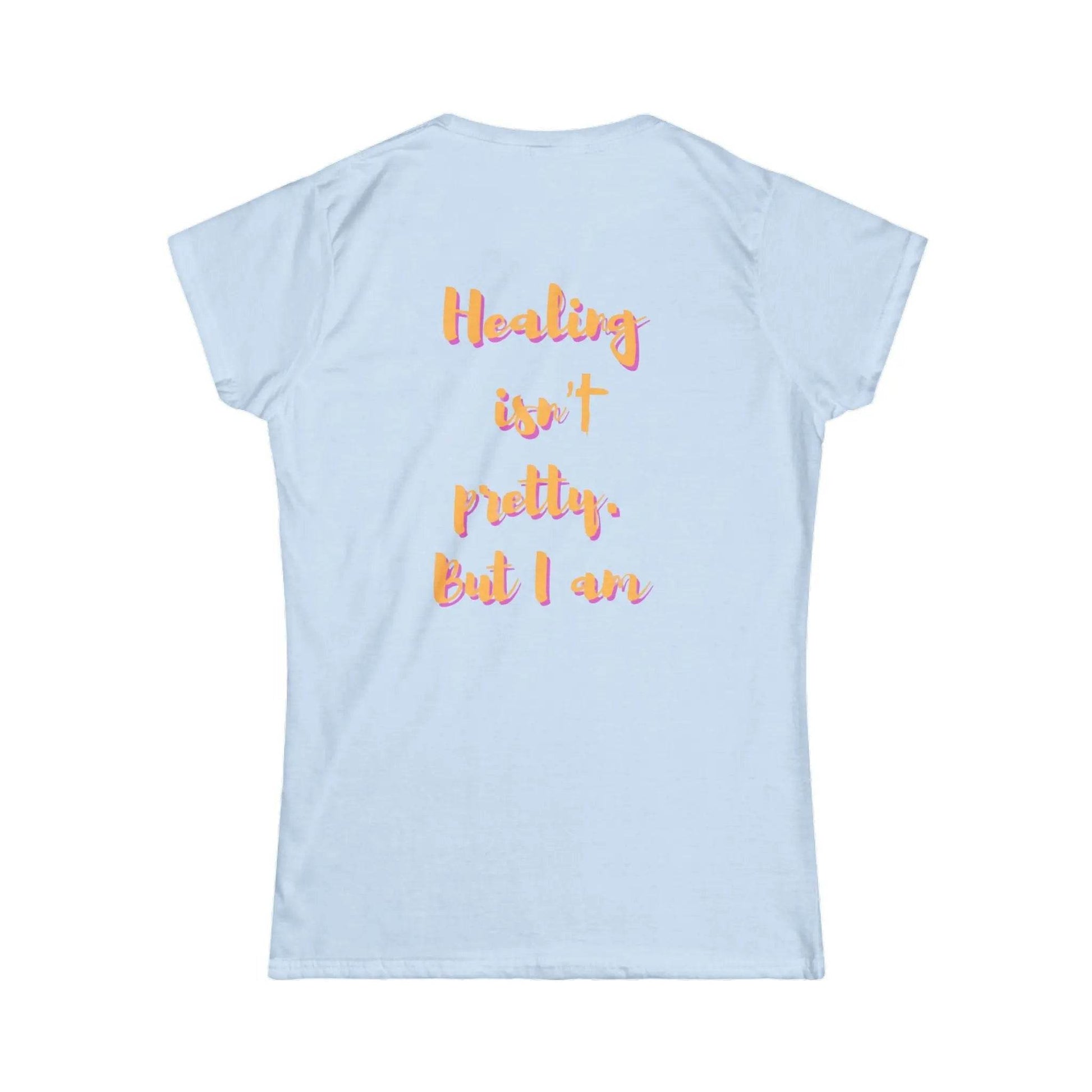 Inspirational Women's Softstyle Tee - God Said Glow, Healing Motivation, Faith-Based Apparel, Positive Vibes, Gift for Her - Dream Studio Prints